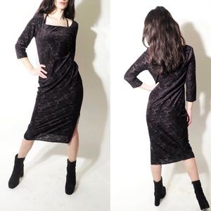 Vintage, 90s Party, Velvet Dress